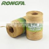 200m rolled paper twisted rope kraft binding paper rope for garden and agriculture
