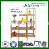 Top Sales 4-tier Bamboo Wooden Storage Display Shelf thumbnail-1