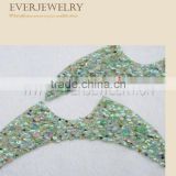 crystal rhinestone shoes applique patch