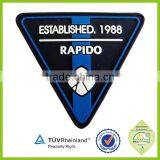 Vulcanizing Name Design Customized Rubber Patch for Cloth Shoes or Backpack