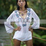 Stone Embroidered Beach Tunic thumbnail-1