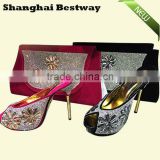 Hot selling high quality fashion party italian women shoes and bag set in dress shoes