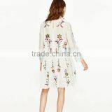 Maxnegio Latest Embroidery Plus Size Flower Girl Cute Casual Dress thumbnail-2