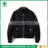 New Style Custom Logo Multicolor 100% Polyester Ladies Sublimated Bomber Jacket thumbnail-6