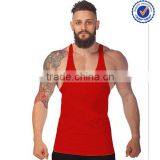Soft Cotton Custom Gym Singlet Tank Top for Men Custom Gym Singlet Plain Tank Top thumbnail-2
