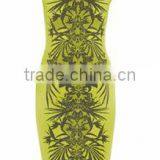 2014 Sexy Jungle Print Stretch Knit Lady's Dress thumbnail-2