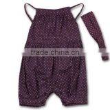 2017 Baby Girl Brown1 Year Old Clothes Rompers With Headband thumbnail-3