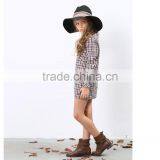 Latest Designs Fall Boutique Outfits Long Sleeve Girl Plaid Dress Wholesale Children's Boutique Clothing thumbnail-2