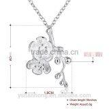 Fashion Plum 925 Silver Pendant Necklace thumbnail-4