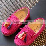 S60233B Fashion Boys Casual Shoes Moccasin-gommino Slip-on Genuine Leather Casual Kid Shoes thumbnail-2