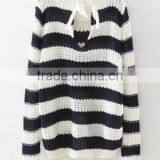 EY0859S Women Stripe Knitted Pullover Sweater thumbnail-6
