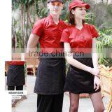Juqian 2016 Oem Classic Unisex Sexy Chinese Restaurant Waiter/waitress Uniform Designs thumbnail-5