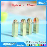 Air Yeezy Lace Aglets(Gold/Silver/Gun Black/Black Matt/White/Red/Blue/Pink/Orange/Green/Yellow)Mixed Color Yeezy Lace Aglets thumbnail-1