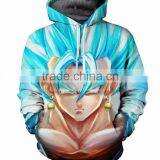 Walson New Dragon Ball Z 3D Hooded 3 Son Goku Super Saiyan Hoodies Full Print Big Size thumbnail-2