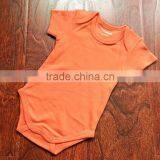 Plain Colour Baby Short Sleeve Onesie,baby Romper,infant Short Sleeve Bodysuit thumbnail-1