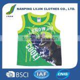 Baby Boys' Kids Toddler Sleeveless Tank T-Shirts,Wholesale Cotton Baby Printed Sleeveless T-shirt For Baby Boy thumbnail-1