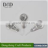 Hot Selling Silver Tone Pattern Carved Bow Wire Easy Needle Threader thumbnail-3