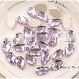 Violet Teardrop Flat Back Rhinestones Sew on Stones thumbnail-2