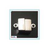 Strong Silver Rectangle Magnetic Clasp Fit Jewelry Findings thumbnail-2