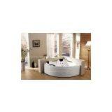 Manufacture of Acrylic Indoor Corner Massage Bathtub M-2005 thumbnail-1