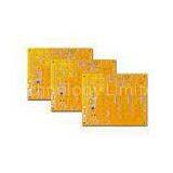 Custom Yellow 2 Layer 1 OZ HASL Prototype PCB Boards 1.6mm , UL RoHS Approvals