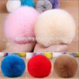 Fake Fur Pom Pom Bag Charm thumbnail-1
