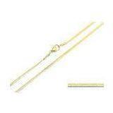 3mm 316 Stainless Steel Snake Chain / Gold Link Chain Necklaces For Women thumbnail-1