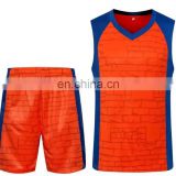 custom new style sublimation dye basketball uniform design