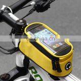 Waterproof 5.5" Bike Bicycle Cycling Frame Pannier Front Tube Phone Bag thumbnail-1