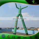Draw People Attention Greeb Single Leg Giant Inflatable Sky Dancer For Advertising thumbnail-1
