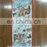 Christmas Scarf With Green Side Georgette Scarf From Zhen Bang Factory