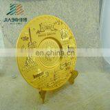 JiaBo Custom 3d Gold Metal Souvenir Plate for Your Selection thumbnail-1