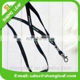 Promotional custom brand name printing polyester lanyard with card holder