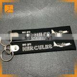 Wholesale Embroidery Tags Custom Flight Keychains thumbnail-3