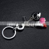 2016 Fashion Custom Metal Red Lipstick Keychain Wholesale Rhinestone Keychain thumbnail-2