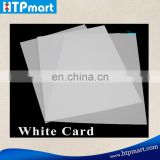NEW ARRIVALS High quality Double side Non-laminated pvc card material business card material 86*54mm