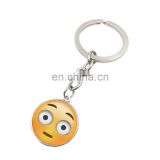 Emoji expression series metal keychain manufacturers in china