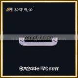 Custom SS17 Fashionable Shiny Metal Eyelet Buckle, Oval Metal Buckle Eyelet For Leather Bag thumbnail-3