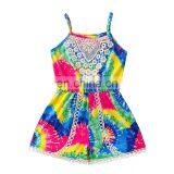 RTS Baby Romper Bodysuit Lace Tie Dye Jumpsuit Sunsuit thumbnail-1