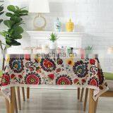 Rectangle Table Cover Medallion&Native American Pattern Tablecloth Cotton Linen Table Cloth thumbnail-5