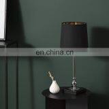 Новые поступления. Высококачественные металлические настольные чтения лампы для декорации ночного столика. Элегантные настольные лампы с черной хлопчатобумажной лампочкой.