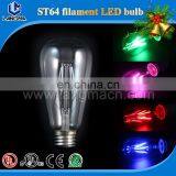 Colorful Lights Decorate Christmas Tree Red Green Blue 3w/4w/5w St64 Led Filament Bulb thumbnail-4