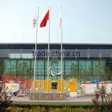 Outdoor Metal Flag Pole Polishing Pole