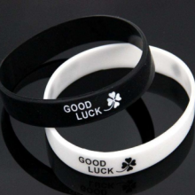 Color Segmented Silicone WristBand thumbnail-4