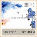 Sela Wei Large Chinese TV Sofa Backdrop Tile 3D Color Carving Art Green Leaves Can Be Customized Tiles thumbnail-6