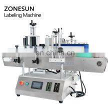 ZONESUN ZS-TB150A Essential Oil Cosmetics Small Glass Bottle Labeling Applicator Machinery Round Sticker thumbnail-5