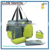 Custom Portable Fashion Diaper Bag With Changing Mat thumbnail-1
