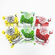 Heat Seal Plastic Flat Bag Custom Color Printed Three Side Sealed Pouch for Food Packaging thumbnail-1