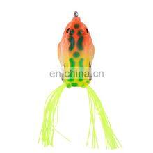 wholesale Topwater Soft lure 6.5G/10G/12G fishing frog for reservoir pond stream ocean fish