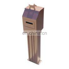Introducing New Model Rectangle Steel Metal Outdoor Custom Dog Station Pet Waste Bin thumbnail-3
